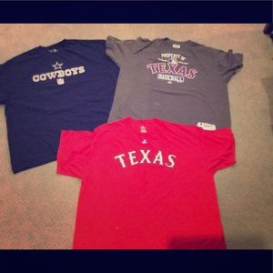 XXL Texas team shirts